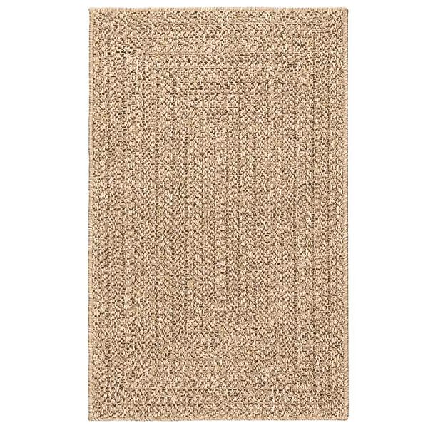 vidaXL Teppich Zizur Beige 160x230 Cm Juteoptik Indoor Und Outdoor 2232321 günstig online kaufen