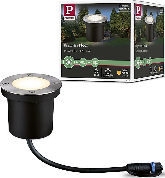 Paulmann LED Gartenstrahler "Plug & Shine", 1 flammig-flammig, LED-Modul, I günstig online kaufen