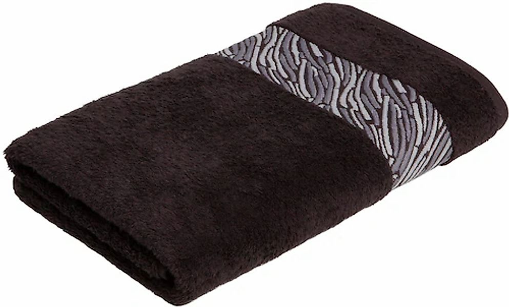 Möve for frottana Badetuch »Shadow«, (1 St.), mit Borkenbordüre günstig online kaufen