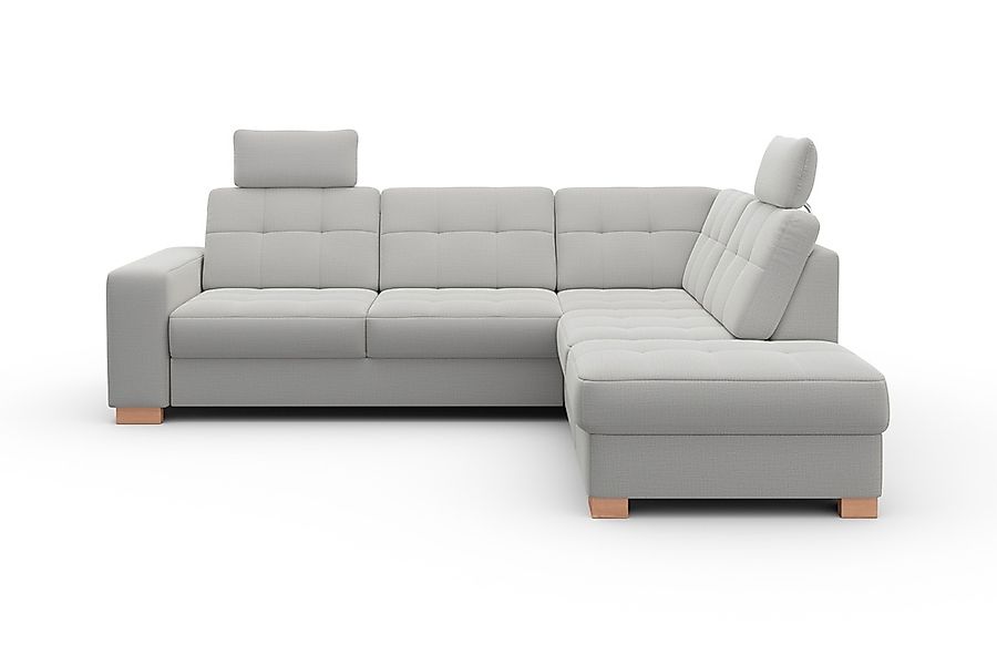 sit&more Ecksofa »Quincy L-Form«, wahlweise mit Bettfunktion und Bettkasten günstig online kaufen