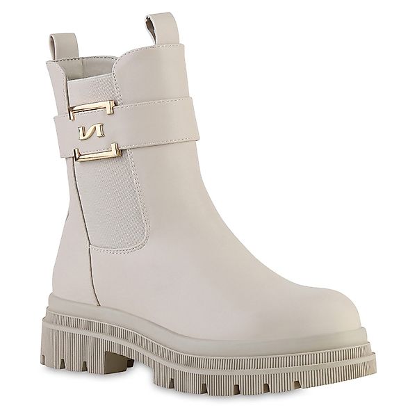 VAN HILL 841854 Plateaustiefelette Damen Plateau günstig online kaufen
