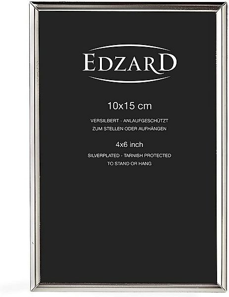 EDZARD Bilderrahmen Genua, 2er Set, (10x15 cm), edel versilbert, anlaufgesc günstig online kaufen