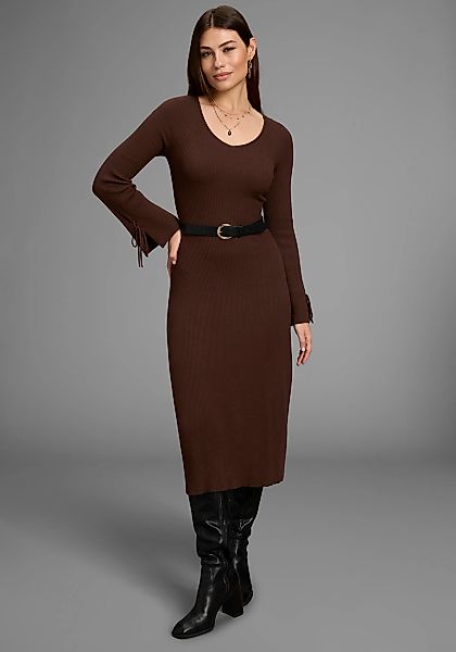 Bruno Banani Strickkleid, mit besonderem Ärmeldetail günstig online kaufen