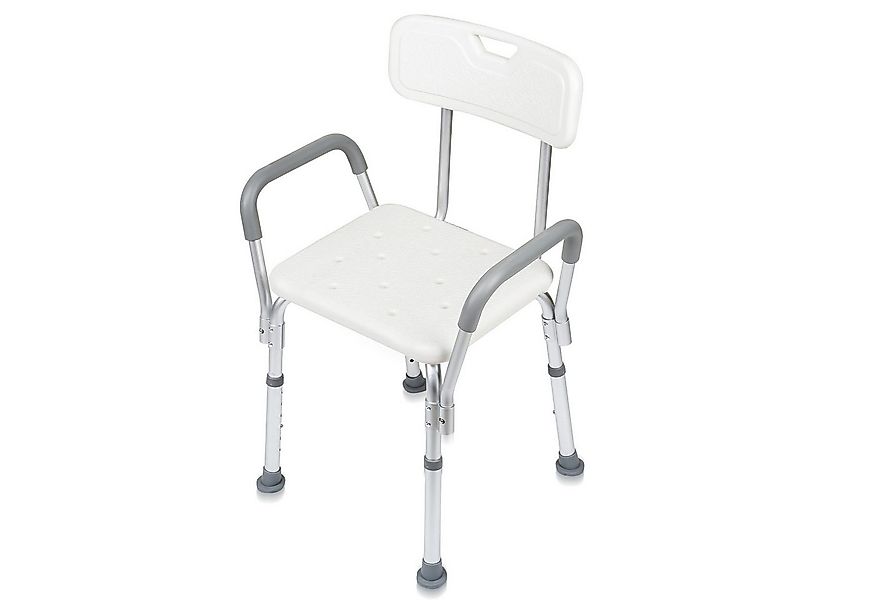 Clanmacy Badhocker Duschhocker, höhenverstellbar- mit Armlehnen - Duschsitz günstig online kaufen