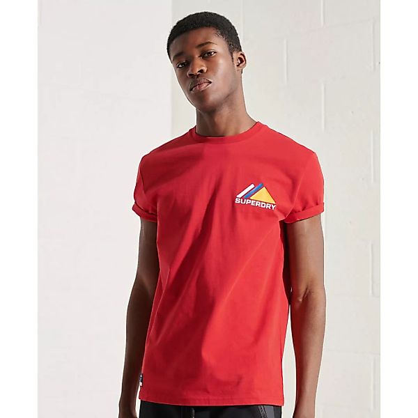 Superdry Mountain Sport Kurzarm T-shirt M Risk Red günstig online kaufen