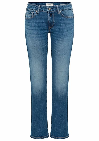 Replay Bootcut-Jeans "NEW LUZ" mit gesticktem R an der Gesäßtasche günstig online kaufen