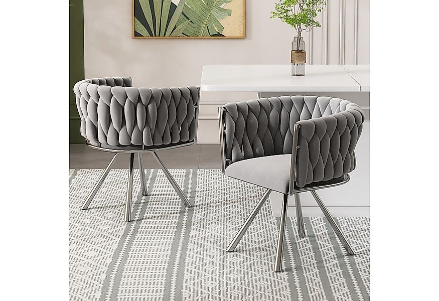 Flieks Esszimmerstuhl (360° drehbar, Set, 2 St), 2er Set Polsterstühle Dreh günstig online kaufen