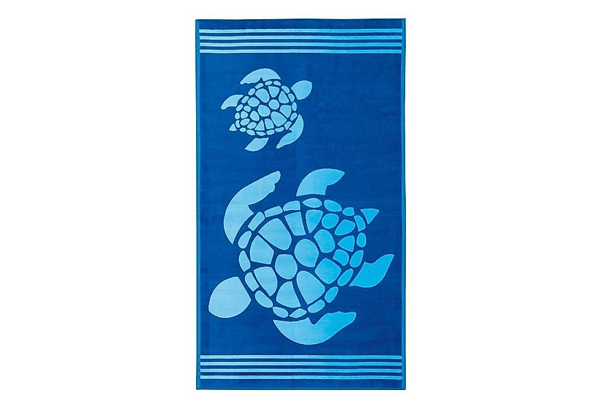 Delindo Lifestyle Strandtuch Tropical "Turtle", Ägyptische Baumwolle (1-St) günstig online kaufen