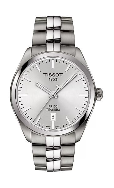 Tissot PR100 Quartz, TITAN, Metallarmband T101.410.44.031.00 Herrenuhr günstig online kaufen