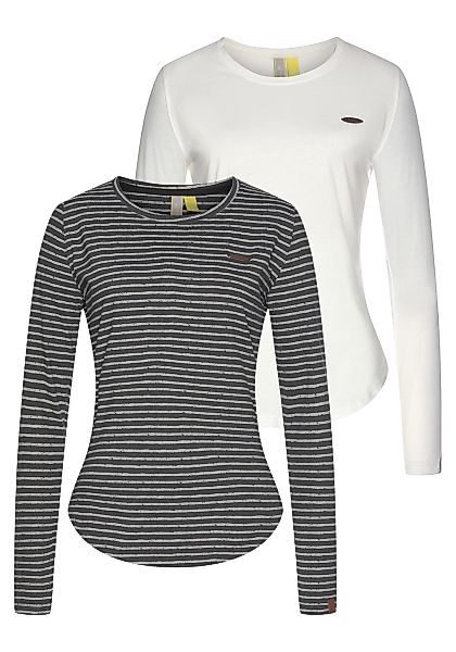 Alife & Kickin Langarmshirt "LeaAK Longsleeve Doublepack Damen Langarmshirt günstig online kaufen
