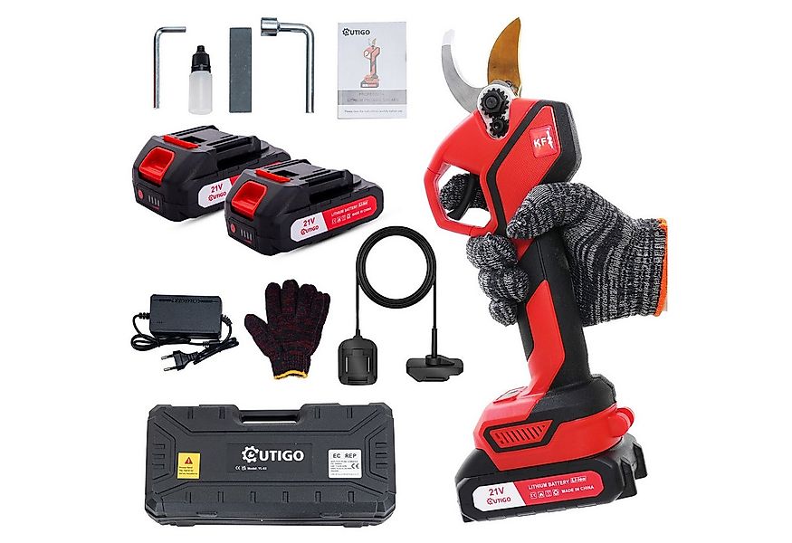 OUTIGO Akku-Astschere, Elektrische Gartenschere, Akku Grtenschere, (2x3000m günstig online kaufen