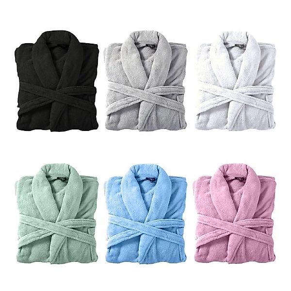 VewoTex Bademantel Bademantel flauschig » Saunamantel in Teddy-Plüsch Quali günstig online kaufen