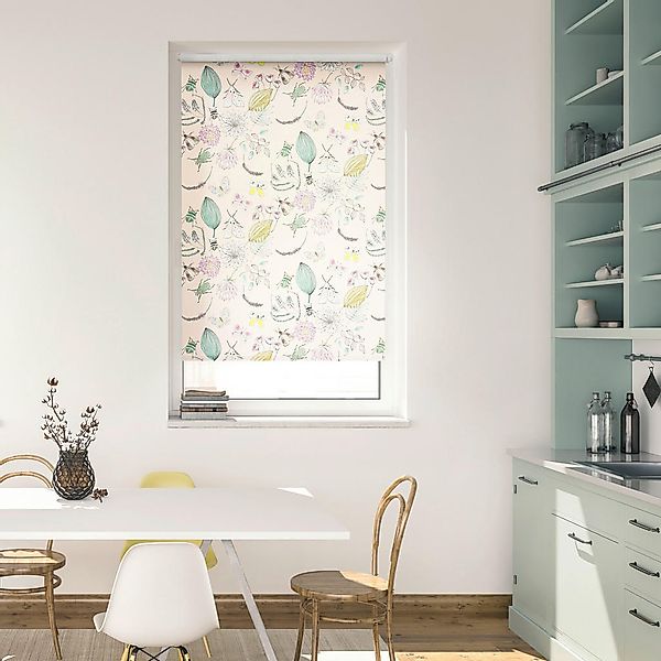 Verdunkelungsrollo Bohemian Garden bunt B/L: ca. 90x150 cm günstig online kaufen