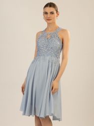 Apart Cocktailkleid aus einer Plastischen Spitze günstig online kaufen