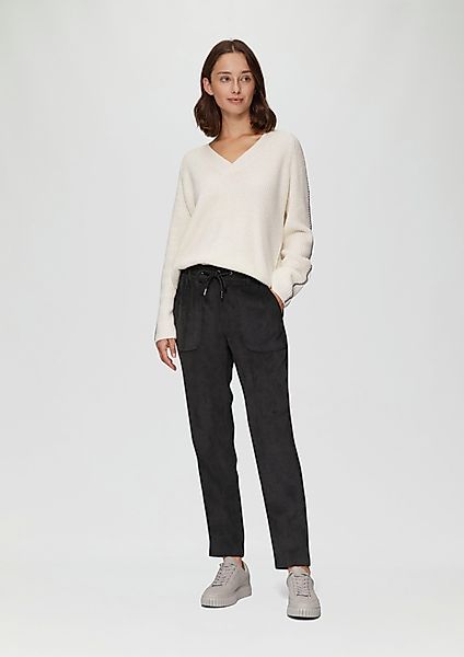 s.Oliver 7/8-Hose Fließende Jogpants aus Feincord günstig online kaufen