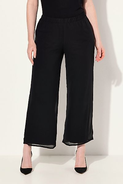 Ulla Popken Schlupfhose Chiffonhose doppellagig weites günstig online kaufen