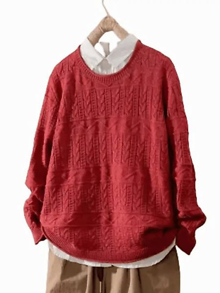 YRIIOMO Strickpullover Herbst- und Winterstrickpullover für Frauen zum Unte günstig online kaufen