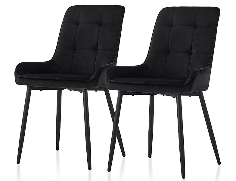 Ofcasa Esszimmerstuhl Polsterstuhl (2er Set), Samt günstig online kaufen