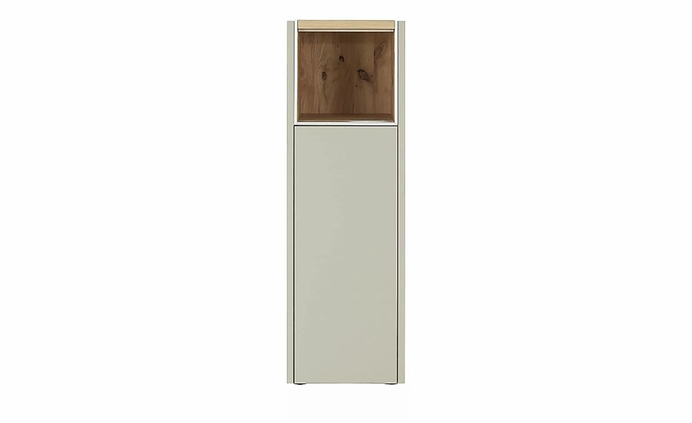 Wohnwert Vitrine  Media Design ¦ grau ¦ Maße (cm): B: 41 H: 128 T: 42.0 Sch günstig online kaufen