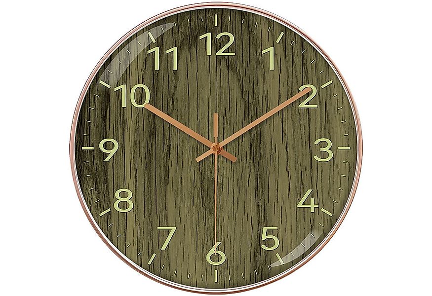 Luckice Wanduhr Analoge Funk-Wanduhr,12 Zoll 30cm,Minimalistischer Stil (Zi günstig online kaufen