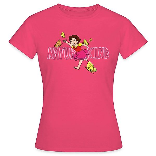 Spreadshirt T-Shirt Heidi Naturkind Schmetterlinge Frauen günstig online kaufen