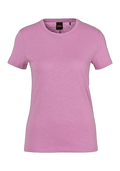 BOSS ORANGE T-Shirt Esla Premium Damenmode mit Rundhalsausschnitt günstig online kaufen