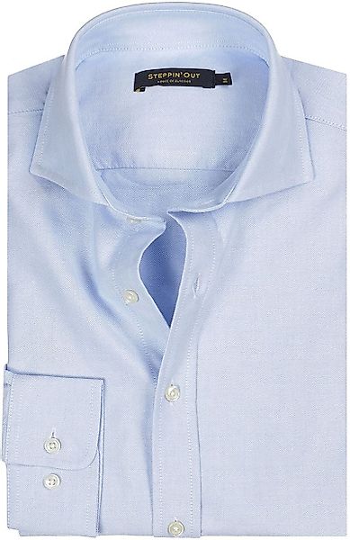 Steppin' Out Hemd Oxford Hellblau - Größe L günstig online kaufen