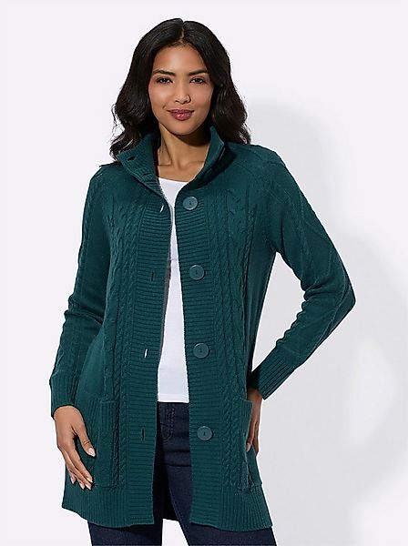 Sieh an! Strickjacke Strickjacke Langarm Jersey, Zopfmuster günstig online kaufen