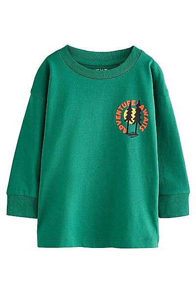Next Langarmshirt Langarmshirt mit Rückenprint (1-tlg) günstig online kaufen