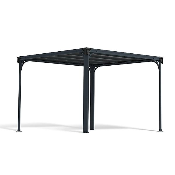 Canopia Gartenpavillon Milano 3.1 x 3.1 Anthrazit günstig online kaufen