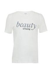 s.Oliver Kurzarmshirt T-Shirt Jersey-T-Shirt mit Schriftprint günstig online kaufen