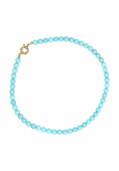 Gemshine Kette ohne Anhänger TÜRKIS, Europäischer günstig online kaufen
