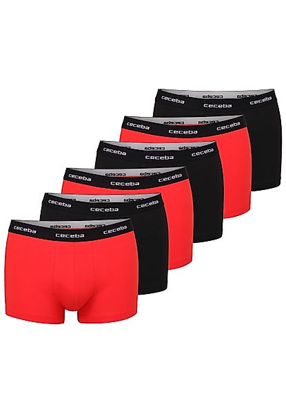 CECEBA Boxershorts CECEBA Herren Pants rot günstig online kaufen