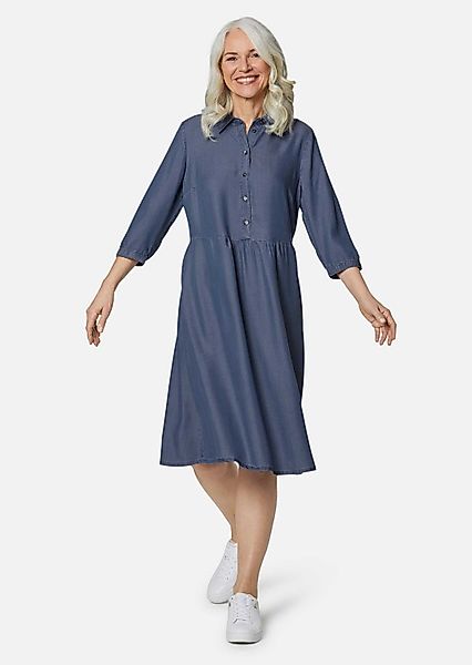 GOLDNER Blusenkleid Kleid mit Hemdblusenkragen günstig online kaufen
