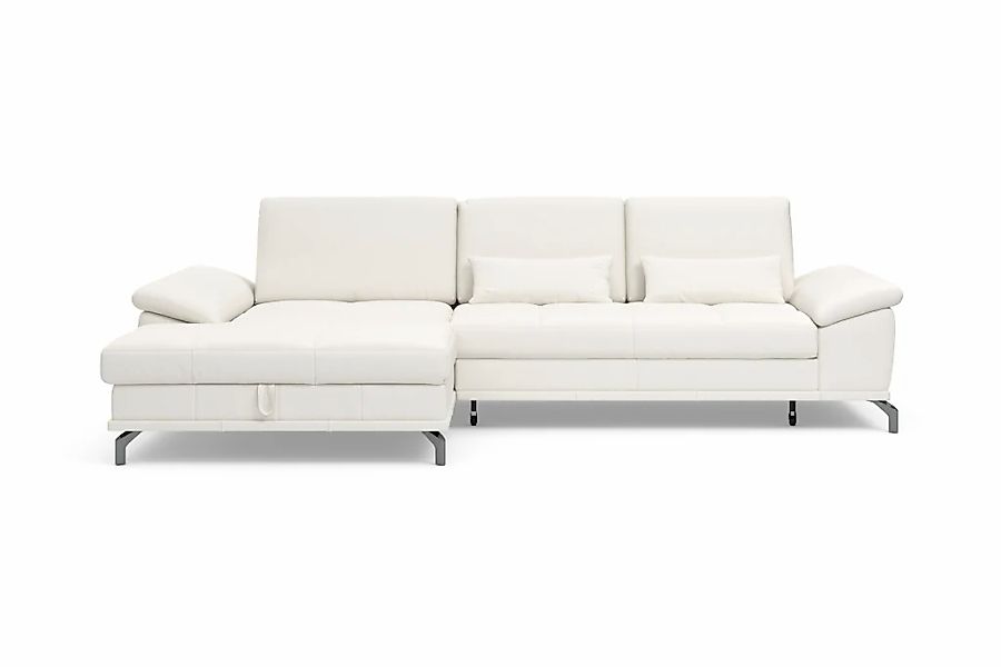 PLACES OF STYLE Ecksofa »Costello L-Form, B: 301 cm mit Sitztiefen-, Armtei günstig online kaufen