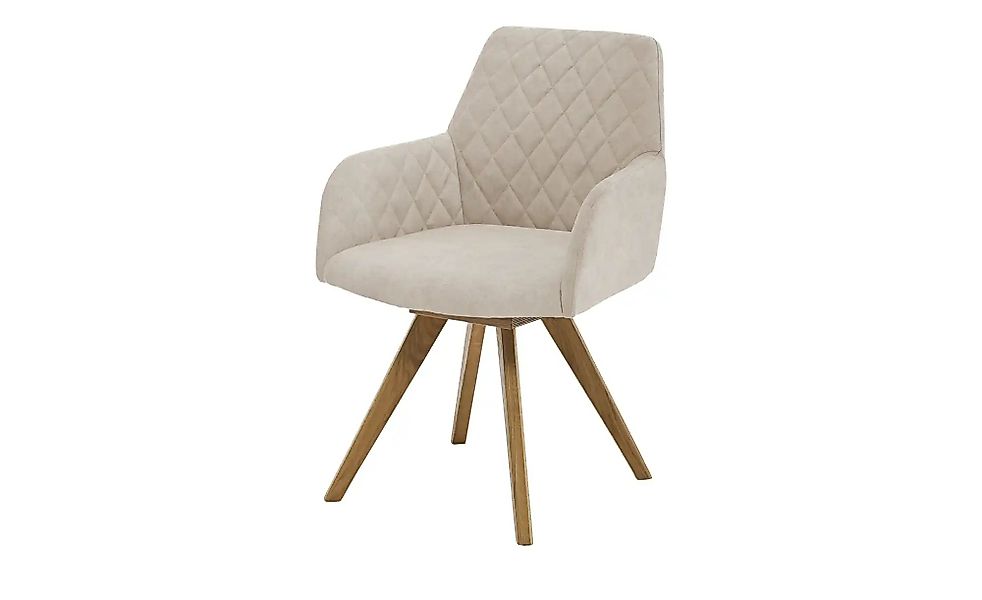 Dine + Mine Esszimmerstuhl  Bristol 1 ¦ creme ¦ Maße (cm): B: 61 H: 88 T: 6 günstig online kaufen