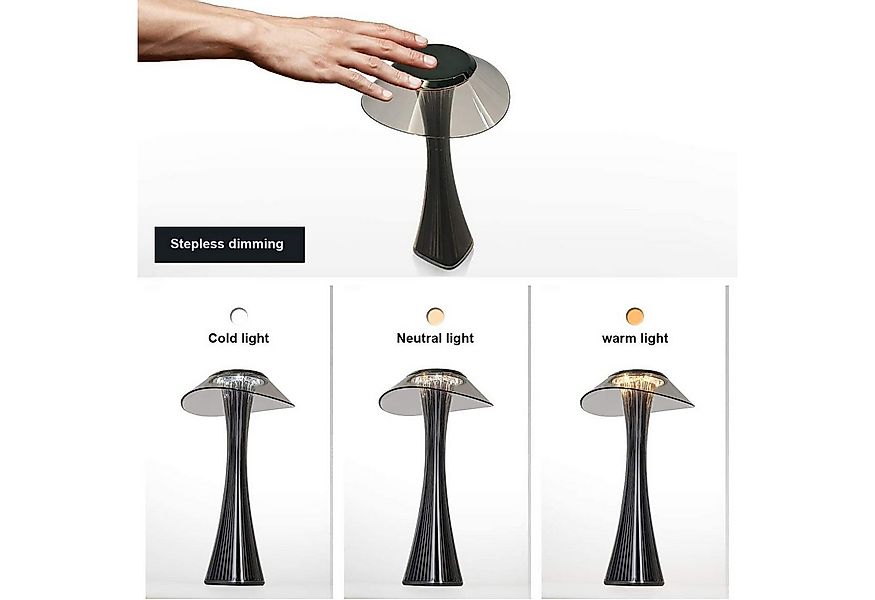 Nettlife LED Nachttischlampe Dimmbar Modern USB mit 3 Helligkeitsstufen Tis günstig online kaufen