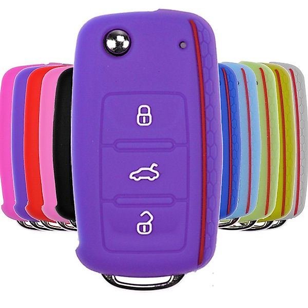 mt-key Schlüsseltasche Autoschlüssel Softcase Silikon Schutzhülle günstig online kaufen