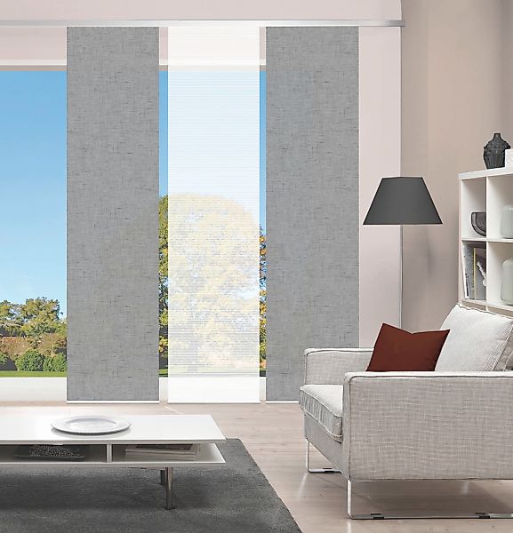 Vision S Schiebegardine "PIVE 3er SET" Paneelwagen 3 Stk. tlg. Schiebevorha günstig online kaufen