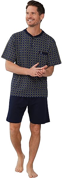 Robson Shorty Herren Pyjama Schlafanzug kurz günstig online kaufen