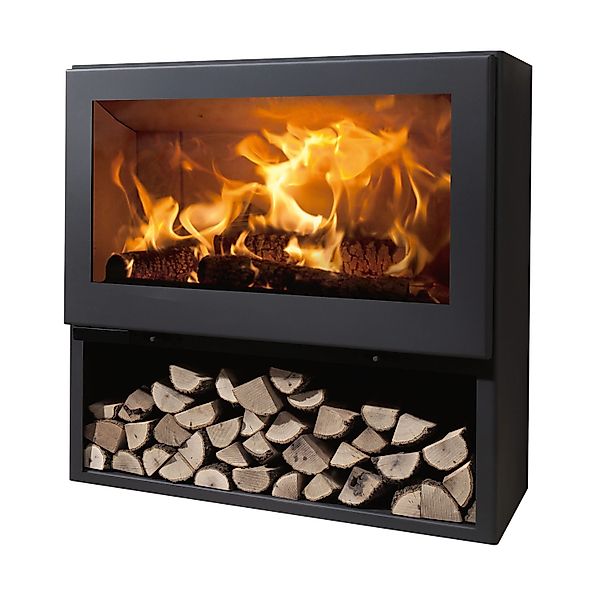 Panadero Kaminofen Fenix EcoDesign Stahl Schwarz 7 kW günstig online kaufen