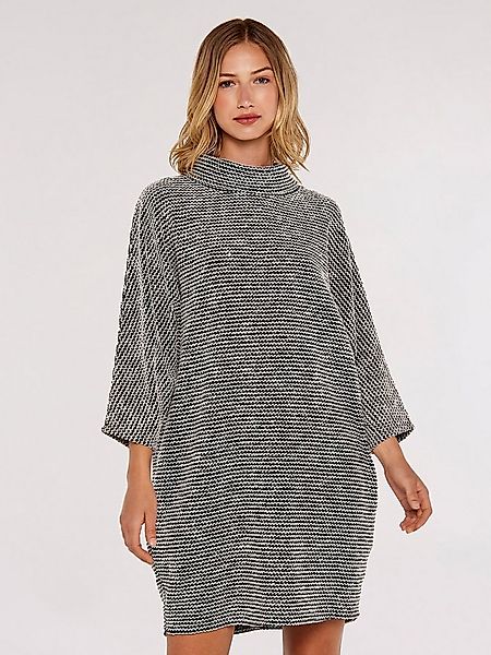 Apricot Strickkleid Boucle Cocoon Dress mit Mock Neck günstig online kaufen