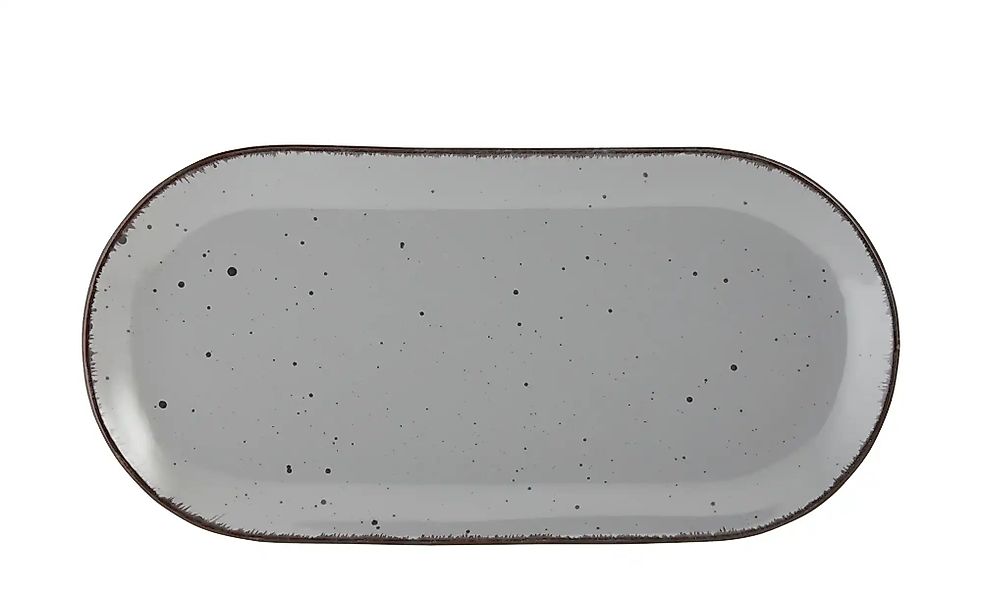 Peill+Putzler Servierplatte 38 x 18 cm  Siena ¦ grau ¦ Steinzeug/Steingut ¦ günstig online kaufen