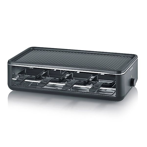 Severin Raclette-Grill RG 2365 Black Line Lite mit Grillplatte 1.300 W günstig online kaufen