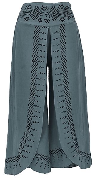 Guru-Shop Relaxhose Palazzohose, Hosenrock, bedruckte natürliche.. günstig online kaufen
