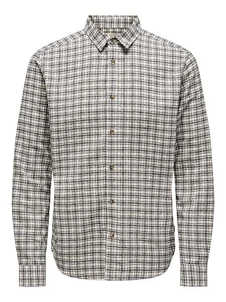 ONLY & SONS Langarmhemd Freizeit Karohemd günstig online kaufen