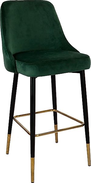 Kayoom Hochstuhl »Barstuhl Moonlight 125, gesteppte Rückenlehne, Stuhlbeine günstig online kaufen