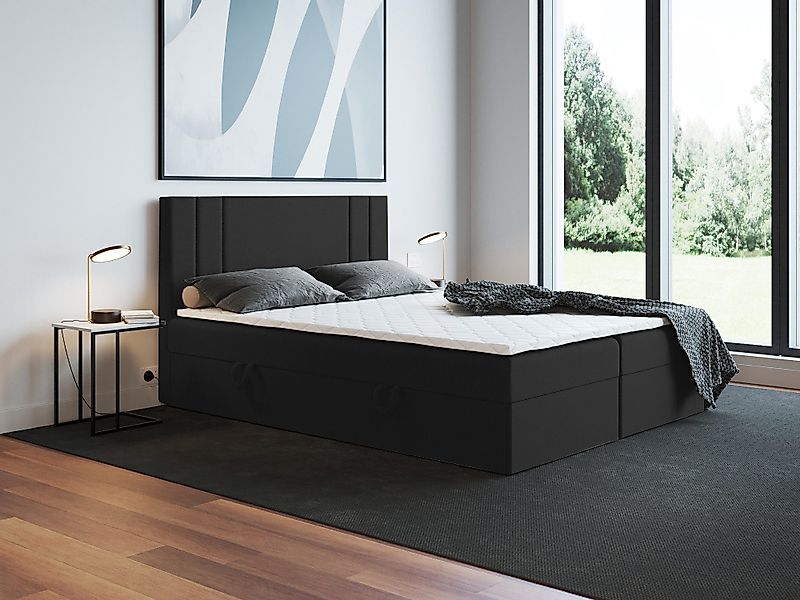 Godre Boxspringbett mit Bettkasten Nardo 120x180 günstig online kaufen