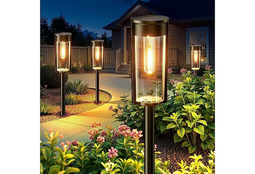 BlingBin LED Solarleuchte Garten Solarleuchten Für Außenbereich, Wasserdich günstig online kaufen