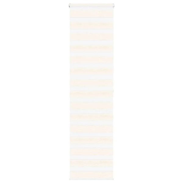 vidaXL Doppelrollo Marmorbeige 60x200 cm Stoffbreite 55,9 cm Polyester 4014 günstig online kaufen